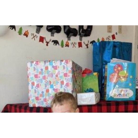 Birthday Decorations lumber Jack theme 2 birthday banners - Picture 2 of 4